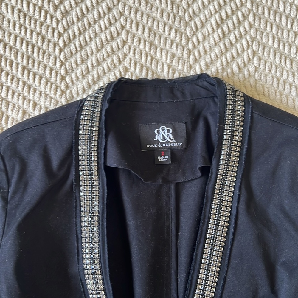 Rock & Republic Rhinestone Blazer - Picture 2 of 5